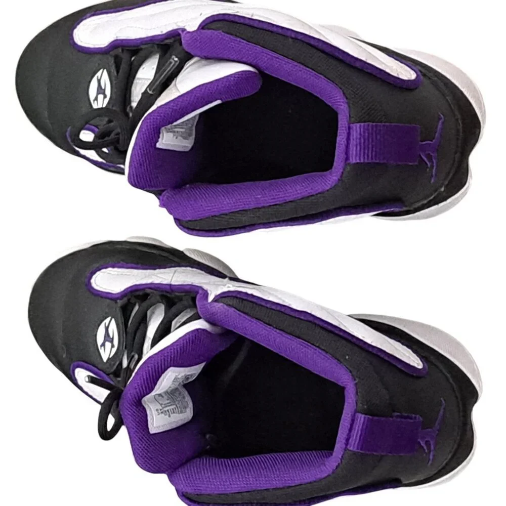 Nike Air Jordan Pro Strong (PS) Shoes Kid’s SZ 3Y  White Black Purple DC7909-150